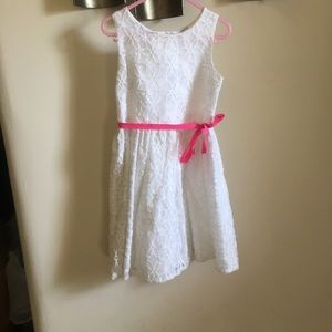 Carters size 6 white dress